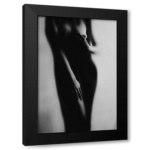 Vision Black Modern Wood Framed Art Print with Double Matting by Marianne