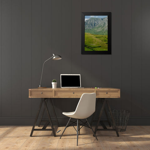 Mamma-Im Coming Home Black Modern Wood Framed Art Print by Petru Laurentiu, Pop