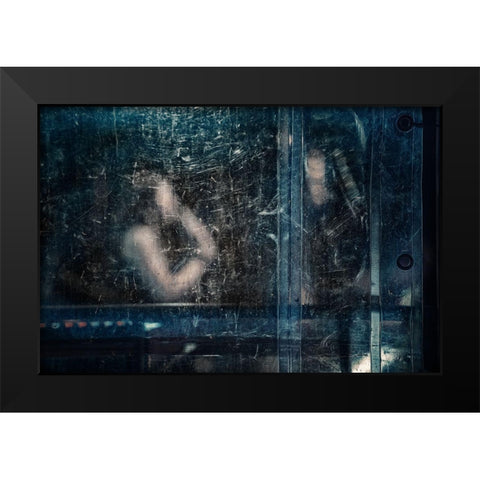 Jazz Mood Black Modern Wood Framed Art Print by Guarino, Vito