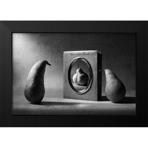 Fine Art Nude Black Modern Wood Framed Art Print by Ivanova, Victoria