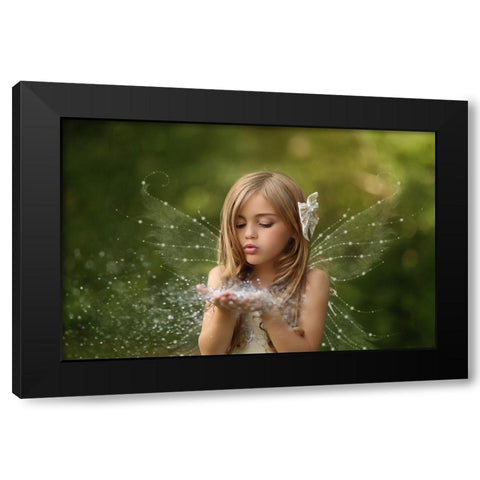 Believe Black Modern Wood Framed Art Print by Andelman, Katie