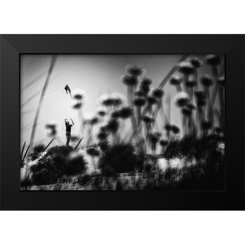 A Feeling Like This Black Modern Wood Framed Art Print by Mexia, Laura