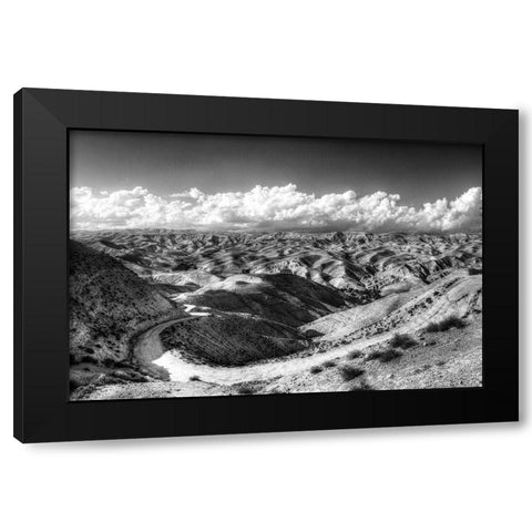 Untitled Black Modern Wood Framed Art Print by Pietro Pietrasiuk, Pawel