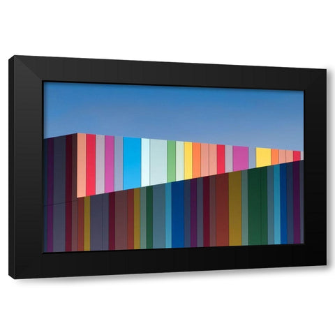 Urban Candy Black Modern Wood Framed Art Print by Evans, Gregory