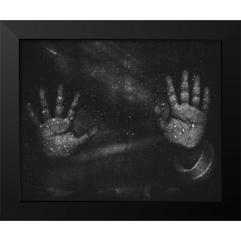 The Conundrum Black Modern Wood Framed Art Print by Jitir, Suhandi