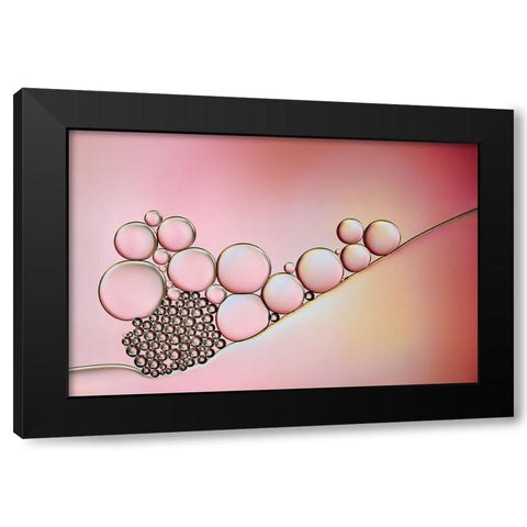Pearlescent Pastel Black Modern Wood Framed Art Print with Double Matting by Westum, Heidi