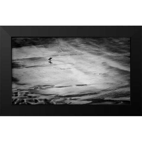 His Mistress The Sea Black Modern Wood Framed Art Print by Bland, Richard