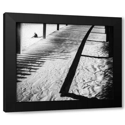 Back In Your Box Black Modern Wood Framed Art Print with Double Matting by Mexia, Laura