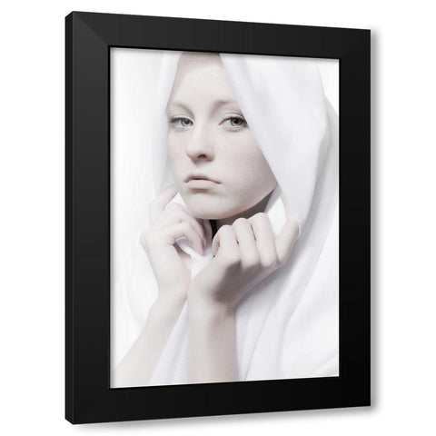 Anne Black Modern Wood Framed Art Print by Belzon, Carine