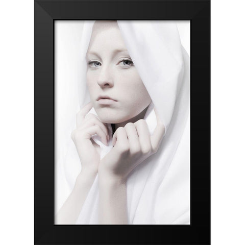 Anne Black Modern Wood Framed Art Print by Belzon, Carine