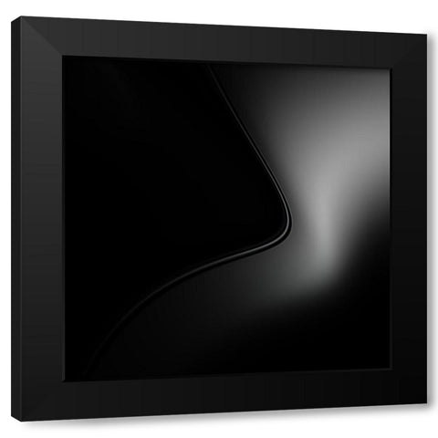 Third Dimention Black Modern Wood Framed Art Print by Claes, Gilbert