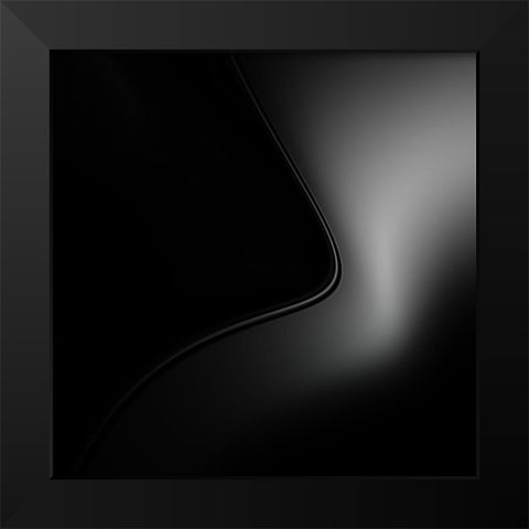 Third Dimention Black Modern Wood Framed Art Print by Claes, Gilbert