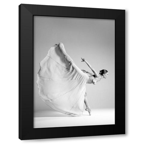 Butterfly Black Modern Wood Framed Art Print by Branicki, Arkadiusz