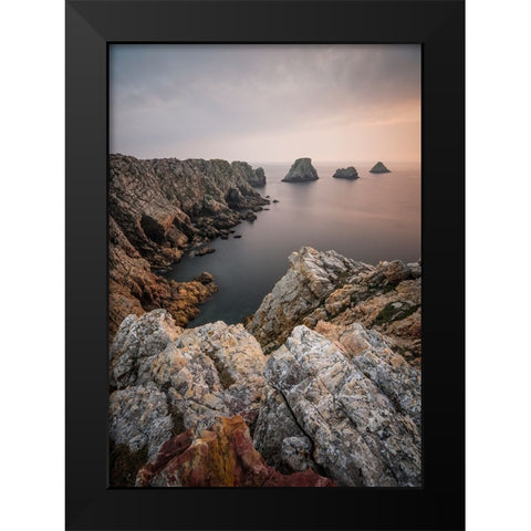 Stillness At The End Of The World Black Modern Wood Framed Art Print by Wrobel, Karsten