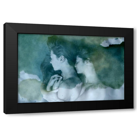 When You Dream.. What Do You Dream Of? Black Modern Wood Framed Art Print with Double Matting by Mest, Olga