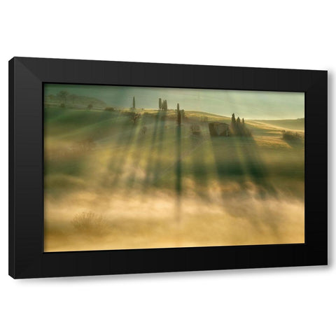 Mist... Black Modern Wood Framed Art Print with Double Matting by Browko, Krzysztof