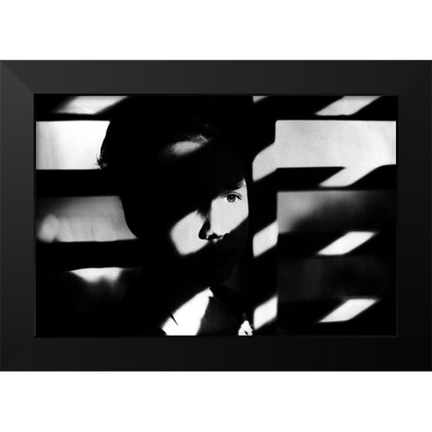 Teen Soul Black Modern Wood Framed Art Print by Dan, Bez
