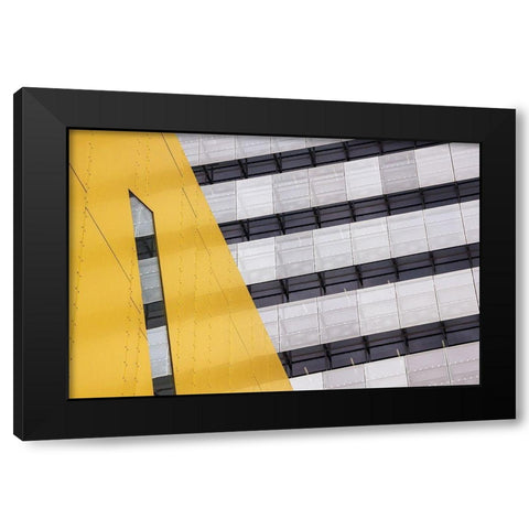 Continuation Black Modern Wood Framed Art Print by Hammer, Jacqueline