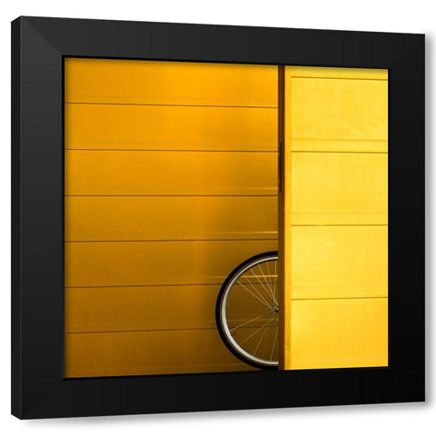 The Wheel Black Modern Wood Framed Art Print by Jonkman, Gerard