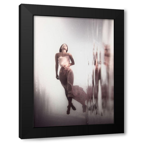 Dreaming Nymph Black Modern Wood Framed Art Print by Slegrova, Gabriela
