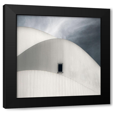A Viewing Room ... Black Modern Wood Framed Art Print with Double Matting by Claes, Gilbert