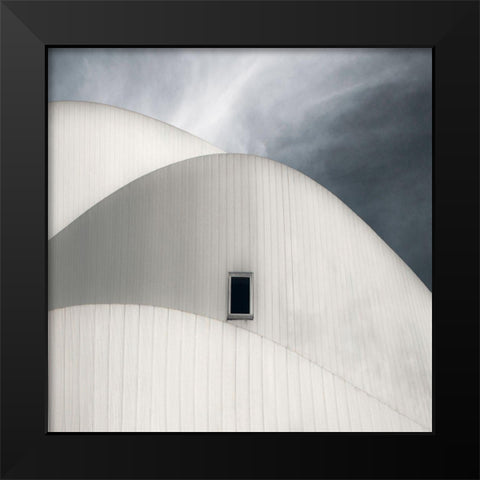 A Viewing Room ... Black Modern Wood Framed Art Print by Claes, Gilbert