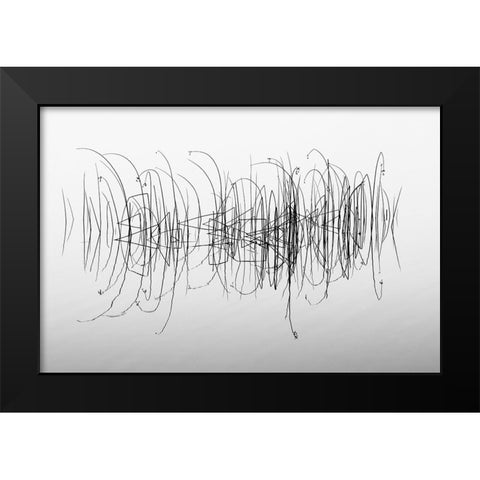 Graphic Black Modern Wood Framed Art Print by Pettersson, Benny