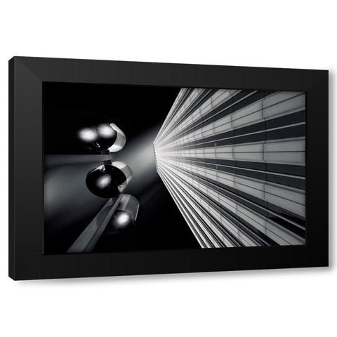 Interstellar Black Modern Wood Framed Art Print by Novillo, Alfonso