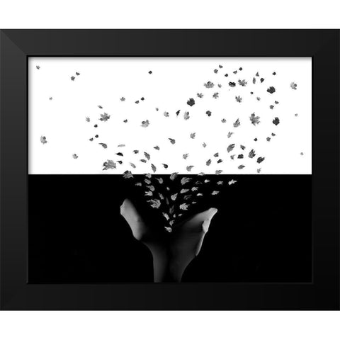 Untitled Black Modern Wood Framed Art Print by Zahirimehr, Maryam