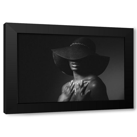 In The Air Tonight Black Modern Wood Framed Art Print with Double Matting by J Dennis, Darryl