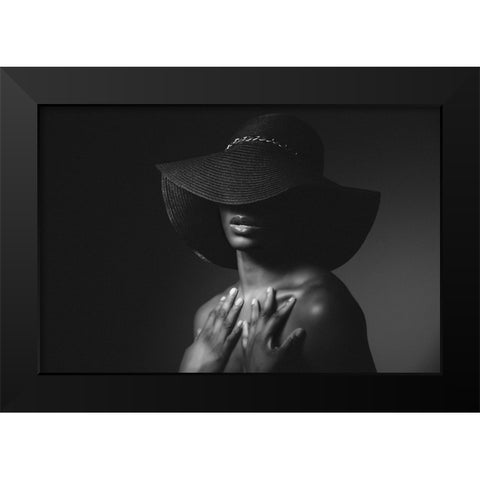 In The Air Tonight Black Modern Wood Framed Art Print by J Dennis, Darryl