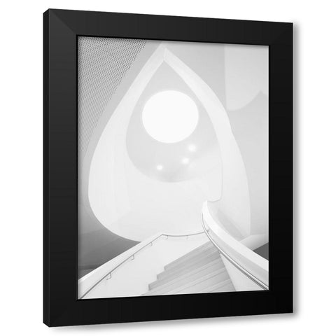 Stairway To Heaven Black Modern Wood Framed Art Print by van Son, Greetje