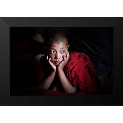 Will Be My Life? Black Modern Wood Framed Art Print by Pandolfini, Sergio