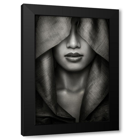 Hood Black Modern Wood Framed Art Print with Double Matting by azalaka