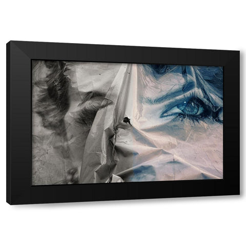 Worthless Promises. Black Modern Wood Framed Art Print with Double Matting by Verschelden, Harry