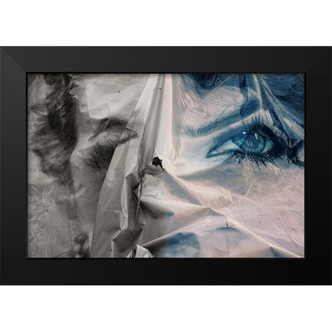 Worthless Promises. Black Modern Wood Framed Art Print by Verschelden, Harry