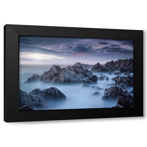 Nuno Araujo Ac The Chronicles Of Helion | Rebirth Black Modern Wood Framed Art Print by Araujo, Nuno