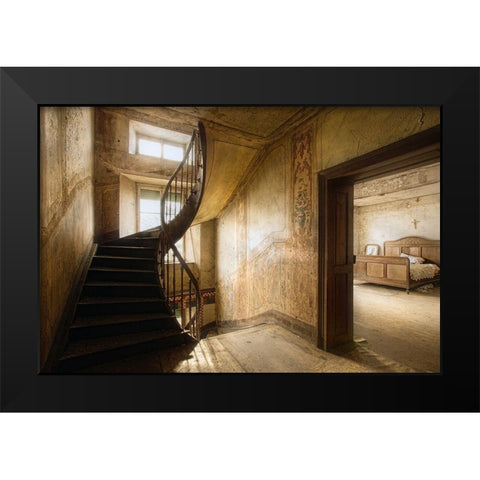 Untitled Black Modern Wood Framed Art Print by Boomsma, Paul
