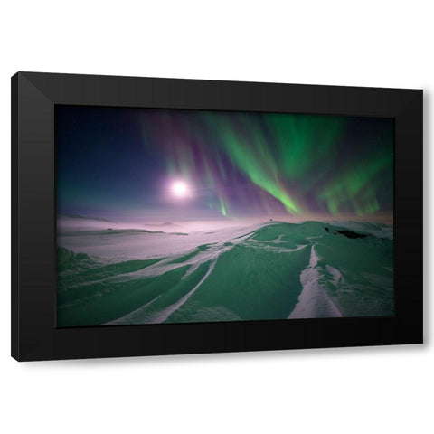 Artic Winter Black Modern Wood Framed Art Print by Eriksson, Robin