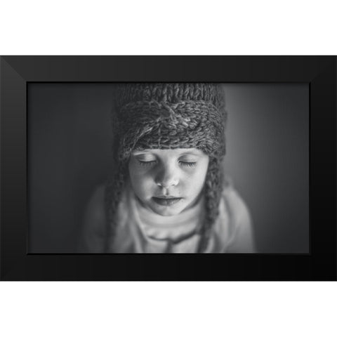 Sen Black Modern Wood Framed Art Print by Laczkowski, Wojciech