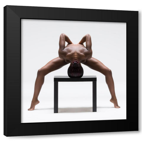Anna Rose Black Modern Wood Framed Art Print by Catchlight Studio