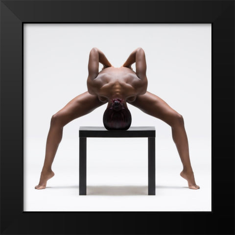 Anna Rose Black Modern Wood Framed Art Print by Catchlight Studio