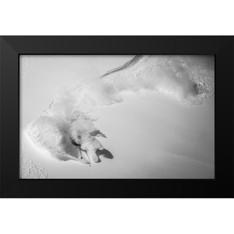 Powradise Black Modern Wood Framed Art Print by Trevillot, Benjamin