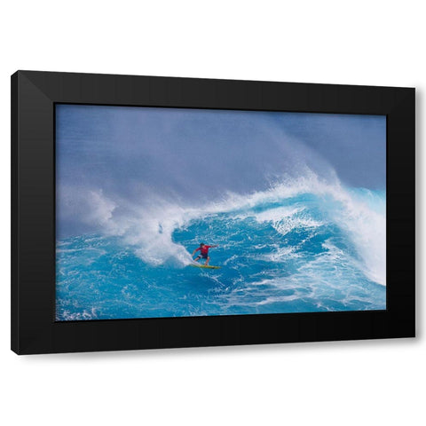 Daredevil Black Modern Wood Framed Art Print with Double Matting by Stahl, Peter