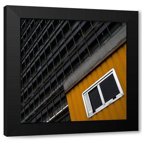 The Yard Shack Black Modern Wood Framed Art Print with Double Matting by Claes, Gilbert