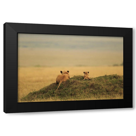 One Day It Will Be Yours Black Modern Wood Framed Art Print with Double Matting by Mei, Massimo