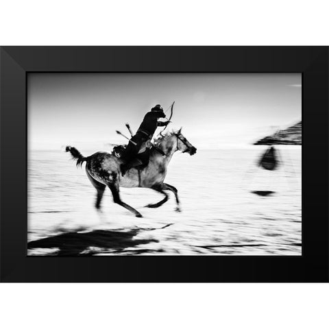 Untitled Black Modern Wood Framed Art Print by Yilmaz, Murat