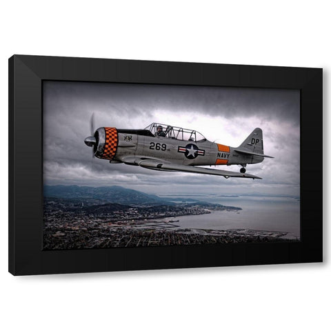 Over Under Black Modern Wood Framed Art Print with Double Matting by Mccleave, Thomas