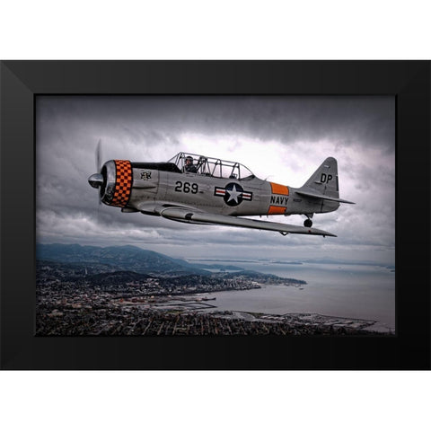 Over Under Black Modern Wood Framed Art Print by Mccleave, Thomas