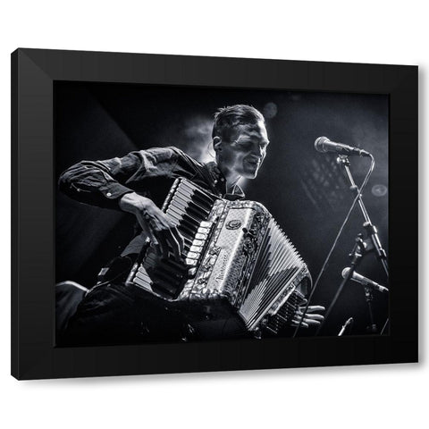 Joy Black Modern Wood Framed Art Print by Samuelsson, Anders